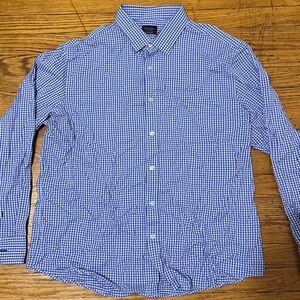 Men's UNTUCKit Blue Checkered Shirt